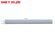 Chén nung bằng nhôm oxit (Alumina): độ tinh khiết cao, 50 x 5 x 5 mm, kiểu thuyền mini, EQ-CA-L50W5H