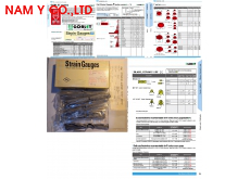 Đầu đo biến dạng, ứng suất thép/ Strain gauges, Type: FLA-5-11-3LJC, TML-Nhật, (HÀNG CÓ SẴN: 01 hộp/
