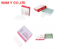 Lam kính thủy tinh  không nhám 25.4x76.2mm (1''x3''), dày 1.0-1.2mm, Cat.no.7101, OEM-TQ