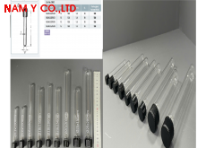 Ống nghiệm thuỷ  tinh có nắp nhựa vặn đen, F16x180,mm, SIMAX