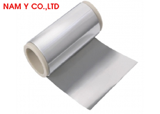 Tấm phôi titan (Ti): Chiều rộng 110mm x Chiều dài 700mm x Độ dày 0.1mm dùng làm bộ thu dòng điện cho